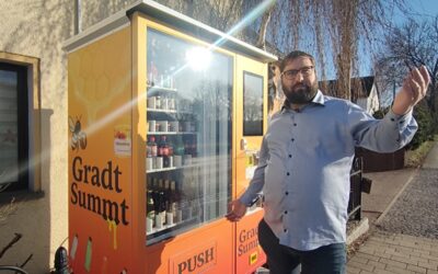 Ein halbes Jahr Honigautomat in Frankenberg